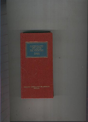 Calendario Atlante de Agostini 1991