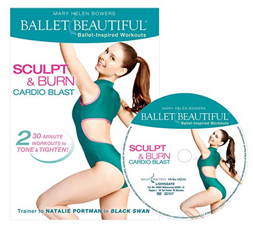 Ballet Beautiful Ballet Workout DVD - Sculpt & Burn Cardio Blast. Mary Helen Bowers Barre Dance Inspired Fitness DVD