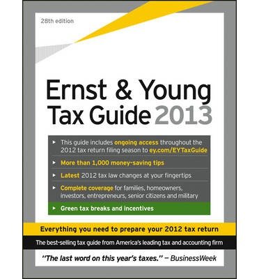 Ernst & Young Tax Guide 2013 (Ernst & Young Tax Guide) (Paperback) - Common