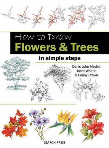 How to Draw Flowers & Trees: in Simple Steps (How to Draw) (Paperback) - Common