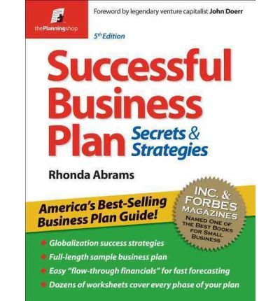 Successful Business Plan: Secrets & Strategies (Successful Business Plan) (Paperback) - Common