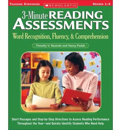 3-Minute Reading Assessments: Grades 1-4: Word Recognition, Fluency, & Comprehension (Scholastic Teaching Strategies) (Paperback) - Common