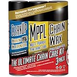 Maxima 70-749203-3PK Chain Wax Ultimate Chain Care Aerosol Combo Kit, (Pack of 3)