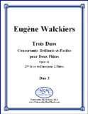 Duo 3 from the 2nd Book of Duos for Two Flutes by EugÃ¨ne Walckiers, Op.11