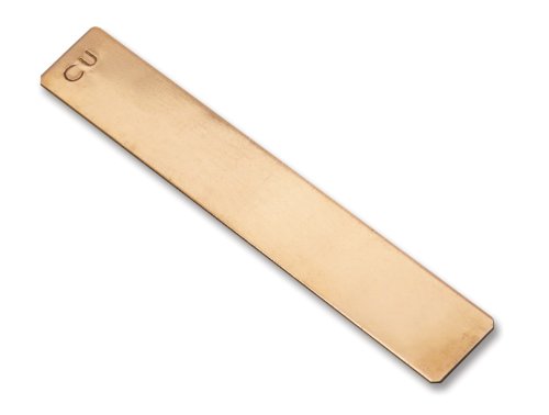 Frey Scientific Copper Electrode Strip, 5" Length x 3/4" Width x 3/64" Thick