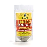 GREEN PIG Compost Accelerator Converts Yard Waste to Fertile Humus in 30 Days and Helps Control Odors Associated with Compost Piles, 1 Bag (12 Dissolvable Packets)