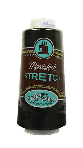 American & Efird Maxi-Lock Stretch Thread 2,000 yds - #32002 Black