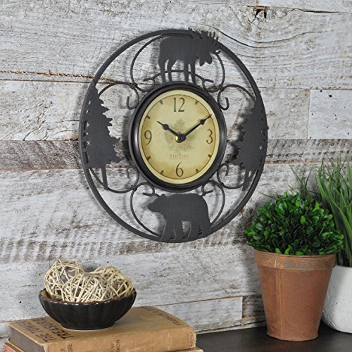 Book Cover FirsTime & Co. Wall Clocks, Brown, Black, 11