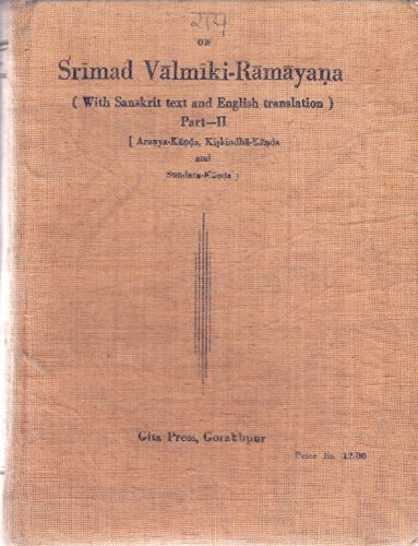 Srimad Valmiki-Ramayana * Part 2 * (Aranya-Kanda , Kiskindha-Kanda and Sundarakanda)