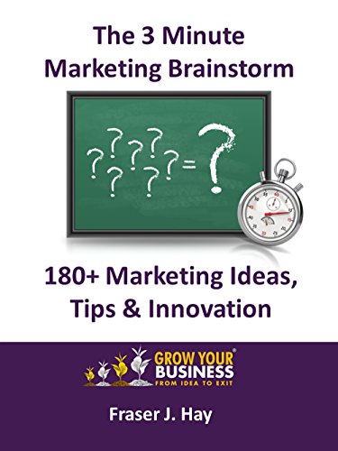 180+ Marketing tips, innovation and ideas : 3 Minute Marketing Brainstorm: