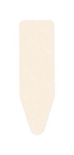 Brabantia 322167 Ironing Board Cover Size C Extra Thick Felt and Foam Underlay, Ecru, 49" x 18"