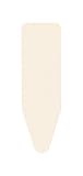 Brabantia Size C (49 x 18 inches) Replacement Ironing Board Cover with Thick Foam & Felt Padding (Ecru) Easy-Fit, 100% Cotton
