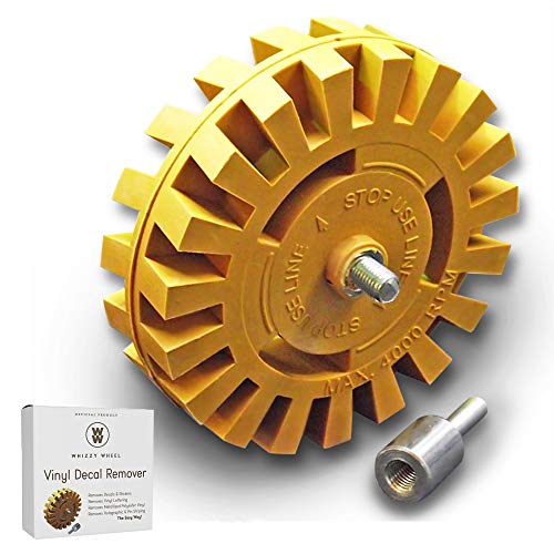 Whizzy Wheel Car Decal Remover with Drill Adapter Kit