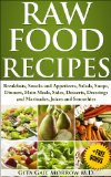 RAW FOOD RECIPES:  Breakfasts, Snacks and Appetizers, Salads, Soups, Dinners, Main Meals, Sides, Desserts, Dressings and Marinades, Juices and Smoothies (Raw Food Diet Book 2)