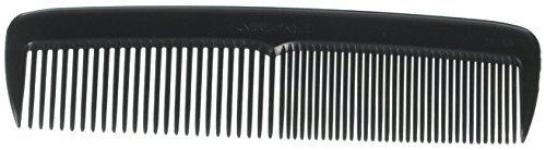 Book Cover Hair Comb 5 Pocket Size Unbreakable, 72 Piece in a Jar, Black, High Quality by Professional Quality Pocket Combs