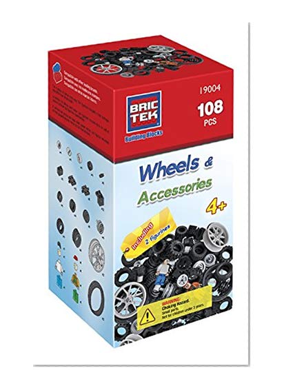 Book Cover Brictek Wheels Kit - 108 pcs