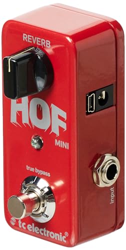 TC Electronic HALL OF FAME MINI REVERB Ultra-Compact Reverb Pedal with Built-In TonePrints*