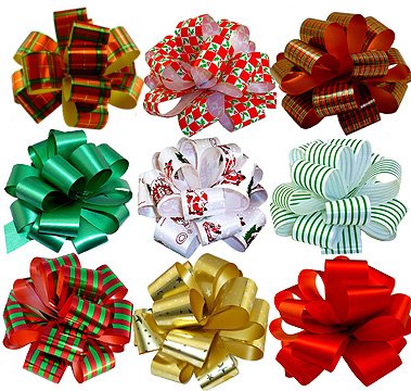 Book Cover Christmas Gift Pull Bows - 5