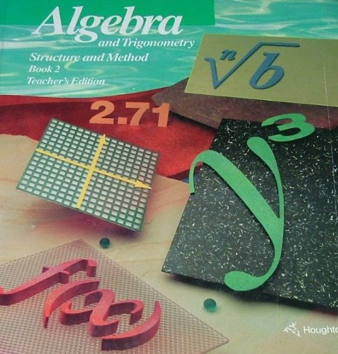 Algebra and Trigonometry, Structure and Method Book 2, Teacher's Edition