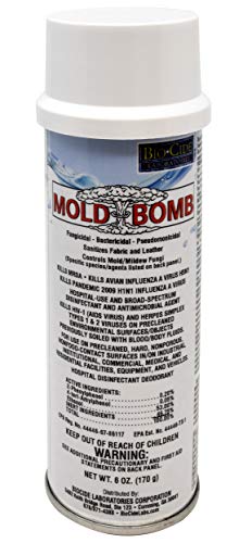 Mold Bomb Fogger | Kills Mold, Mildew and Fungi in One Treatment | EPA Registered, Easy and Safe for Indoor Use | 1-6oz Can (1 treatment)