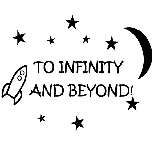 to Infinity and Beyond! Vinyl Wall Decals Quotes Kids Room Wall Quote Nursery Wall Decals Boys Room