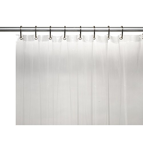 Carnation Home Fashions SCEVA-ST-26 Heavy Gauge Peva Shower Curtain Liner44; Stall Size - Super Clear