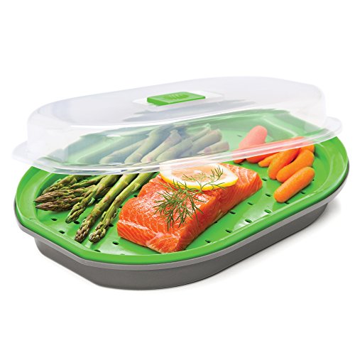Prep Solutions by Progressive Microwavable Fish and Veggie Steamer