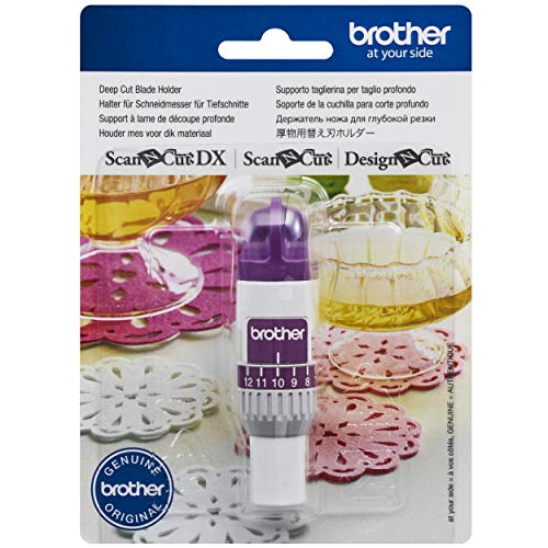 Brother ScanNCut Deep Cut Blade Holder CAHLF1, for Brother Cutting Machines, Use with Thicker Materials Including Foam and Balsa Wood