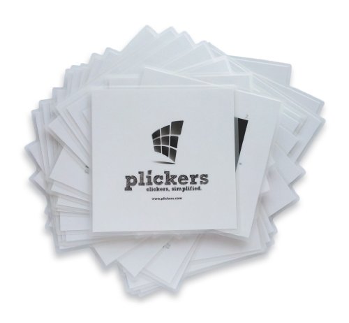 Plickers Laminated Cards 1-40 – Engage Every Student with Real-Time Formative Assessment (Small Answers, Cards 1-40)
