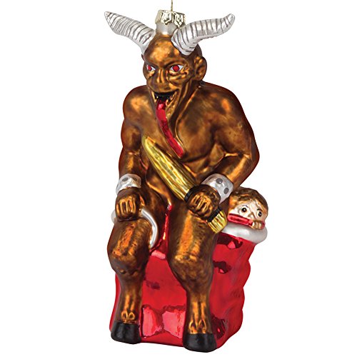 Book Cover Accoutrements Krampus Ornament