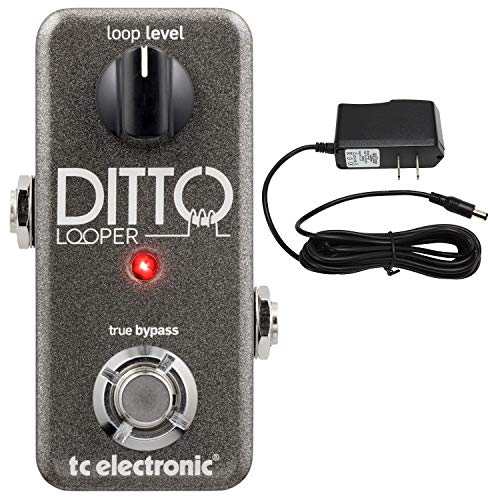 TC Electronics Ditto Looper Effects Pedal with ac power adapter