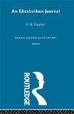 An Elizabethan Journal V1