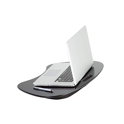 Honey-Can-Do TBL-02869 Portable Laptop Lap Desk with Handle, Black, 23 L x 16 W x 2.5 H
