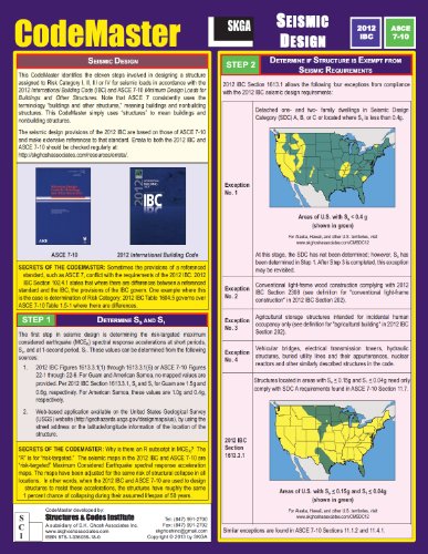 CodeMaster - Seismic Design (2012 IBC / ASCE 7-10)
