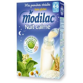 Modilac Nuit Calme Sans Gluten de 4 Mois à 3 Ans 300 g