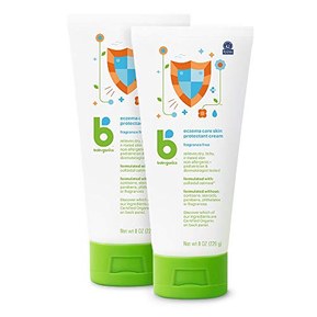 Babyganics Eczema Cream, , 8oz, 2 pack, Packaging May Vary