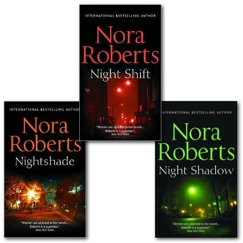 Nora Roberts Night Tales 3 Books Collection Pack Set, Night Shift, Nightshade , Night Shadow