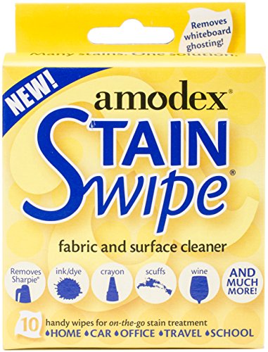 Amodex 10029 Stain Swipe Surface Cleaner Towelettes 10/Pkg, Оne Расk