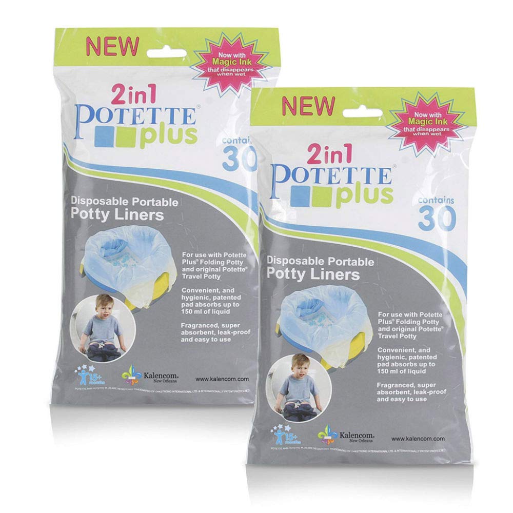Book Cover Kalencom Potette Plus Liners - 30 Liners Pack of 2