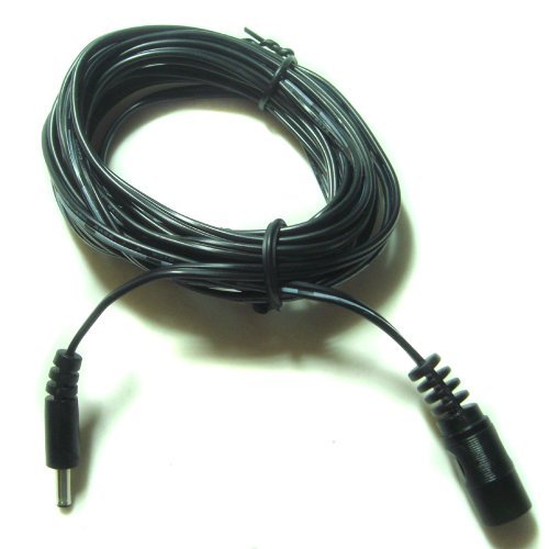 Hanvex HDCA6 6 ft 1.3mm x 3.5mm DC Power Adapter Extension Cable, 20AWG, for 5V Indoor Wireless IP Camera