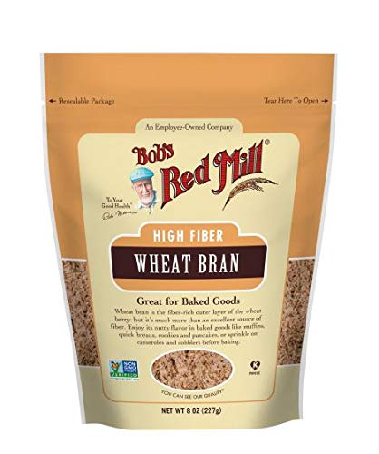 Book Cover Bob's Red Mill Unprocessed Miller's Wheat Bran, 8 Ounce