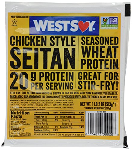 WestSoy, Chicken Style Seitan, 18 oz