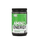Optimum Nutrition Amino Energy - Pre Workout with Green Tea, BCAA, Amino Acids, Keto Friendly, Green Coffee Extract, Energy Powder - Lemon Lime, 30 Servings