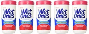 Wet Ones Fresh Scent Anti-Bacterial Wipes, 40 Each (Value Pack of 5)
