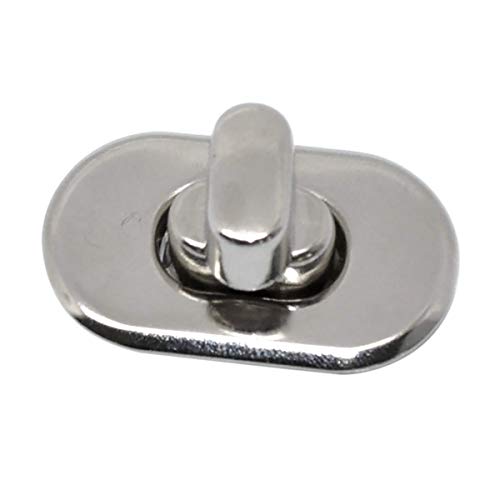 HOUSWEETY 10 sets Fermoirs Verrouillage Twist pour Sac Couleur Moins Brillant 28x37mm
