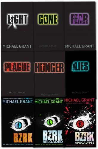 Gone series Michael Grant Collection 8 Books Set (Eve and Adam, BZRK, Plague, Lies, Hunger, Gone, Fear, Light)