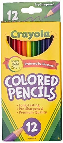 Book Cover Crayola 68-4012 Colored Pencils, 12-Count, Pack of 2, Assorted Colors