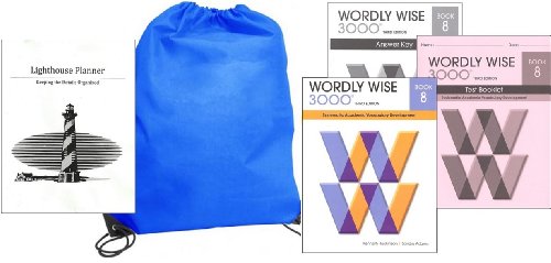 Book Cover Wordly Wise 3000 Grade 8 SET homeschool kit in a bag