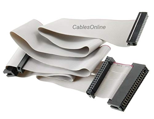 CablesOnline 36 inch Universal Floppy Drive Ribbon Cable for 3.5 or 5.25in Drives, (FF-002)