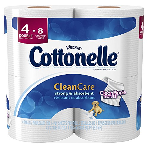 Cottonelle Clean Care Toilet Paper Double Roll, 208 ct